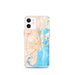 Custom Mobile Alabama Map iPhone 12 mini Phone Case in Watercolor