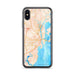 Custom Mobile Alabama Map Phone Case in Watercolor