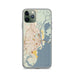 Custom Mobile Alabama Map Phone Case in Woodblock