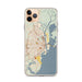 Custom Mobile Alabama Map Phone Case in Woodblock
