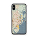 Custom Mobile Alabama Map Phone Case in Woodblock