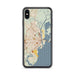 Custom Mobile Alabama Map Phone Case in Woodblock