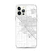 Custom Modesto California Map iPhone 12 Pro Max Phone Case in Classic