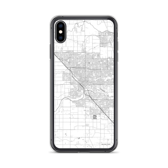 Custom Modesto California Map Phone Case in Classic