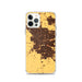 Custom Modesto California Map iPhone 12 Pro Phone Case in Ember
