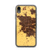 Custom Modesto California Map Phone Case in Ember
