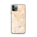 Custom Modesto California Map Phone Case in Watercolor
