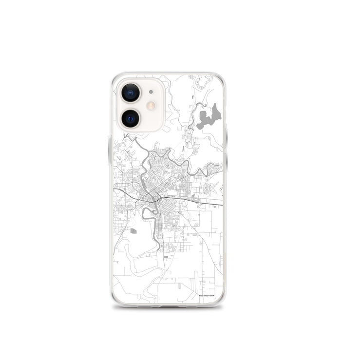 Custom Monroe Louisiana Map iPhone 12 mini Phone Case in Classic