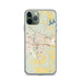 Custom Monroe Louisiana Map Phone Case in Woodblock