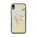 Custom Monroe Louisiana Map Phone Case in Woodblock