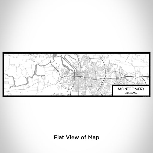 Flat View of Map Custom Montgomery Alabama Map Enamel Mug in Classic