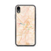 Custom Montgomery Alabama Map Phone Case in Watercolor