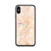 Custom Montgomery Alabama Map Phone Case in Watercolor