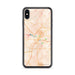 Custom Montgomery Alabama Map Phone Case in Watercolor