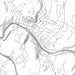 Montpelier Vermont Map Print in Classic Style Zoomed In Close Up Showing Details