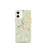 Custom Montpelier Vermont Map iPhone 12 mini Phone Case in Woodblock