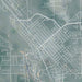 Montrose Colorado Map Print in Afternoon Style Zoomed In Close Up Showing Details