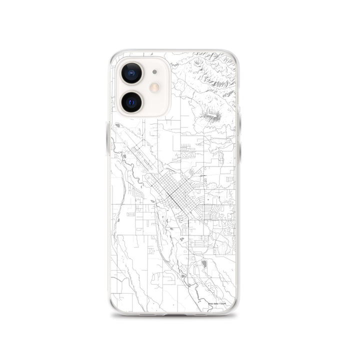Custom Montrose Colorado Map iPhone 12 Phone Case in Classic