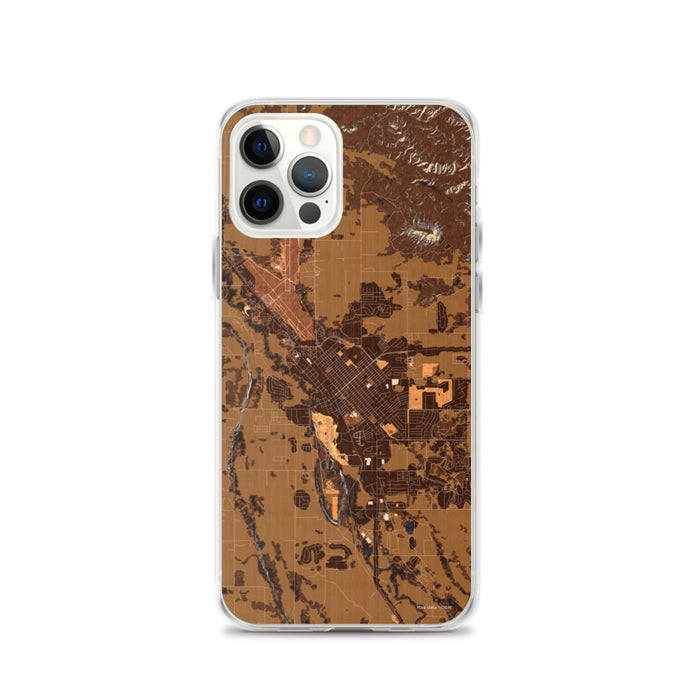 Custom Montrose Colorado Map iPhone 12 Pro Phone Case in Ember