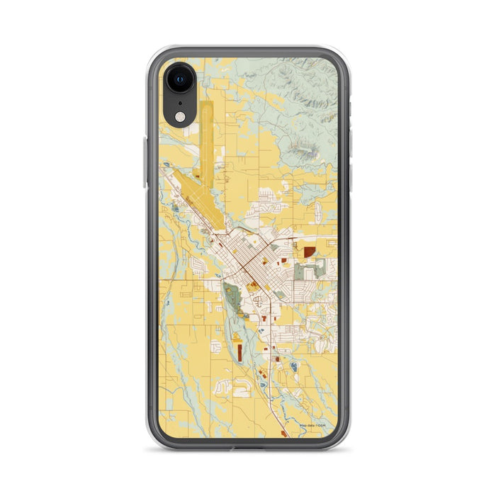 Custom Montrose Colorado Map Phone Case in Woodblock