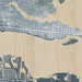 Morehead City North Carolina Map Print in Afternoon Style Zoomed In Close Up Showing Details