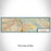 Flat View of Map Custom Moreno Valley California Map Enamel Mug in Woodblock