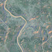 Morgantown West Virginia Map Print in Afternoon Style Zoomed In Close Up Showing Details