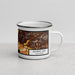 Right View Custom Morro Bay California Map Enamel Mug in Ember