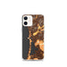 Custom iPhone 12 mini Morro Bay California Map Phone Case in Ember