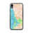 Custom iPhone XR Morro Bay California Map Phone Case in Watercolor