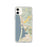 Custom iPhone 11 Morro Bay California Map Phone Case in Woodblock