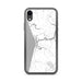 Custom iPhone XR Moss Landing California Map Phone Case in Classic