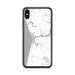 Custom iPhone XS Max Moss Landing California Map Phone Case in Classic