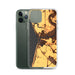 Custom Moss Landing California Map Phone Case in Ember