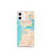 Custom iPhone 12 mini Moss Landing California Map Phone Case in Watercolor