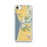 Custom iPhone SE Moss Landing California Map Phone Case in Woodblock