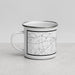 Left View Custom Moultrie Georgia Map Enamel Mug in Classic
