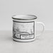 Right View Custom Mount Adams Washington Map Enamel Mug in Classic
