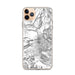 Custom Mount Baker Washington Map Phone Case in Classic