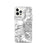 Custom Mount Baker Washington Map iPhone 12 Pro Phone Case in Classic
