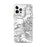 Custom Mount Baker Washington Map iPhone 12 Pro Max Phone Case in Classic