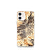 Custom Mount Baker Washington Map iPhone 12 mini Phone Case in Ember