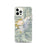 Custom Mount Baker Washington Map iPhone 12 Pro Phone Case in Woodblock
