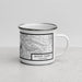 Right View Custom Mount Diablo California Map Enamel Mug in Classic