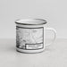 Right View Custom Mount Elbert Colorado Map Enamel Mug in Classic