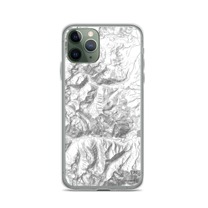Custom Mount Elbert Colorado Map Phone Case in Classic