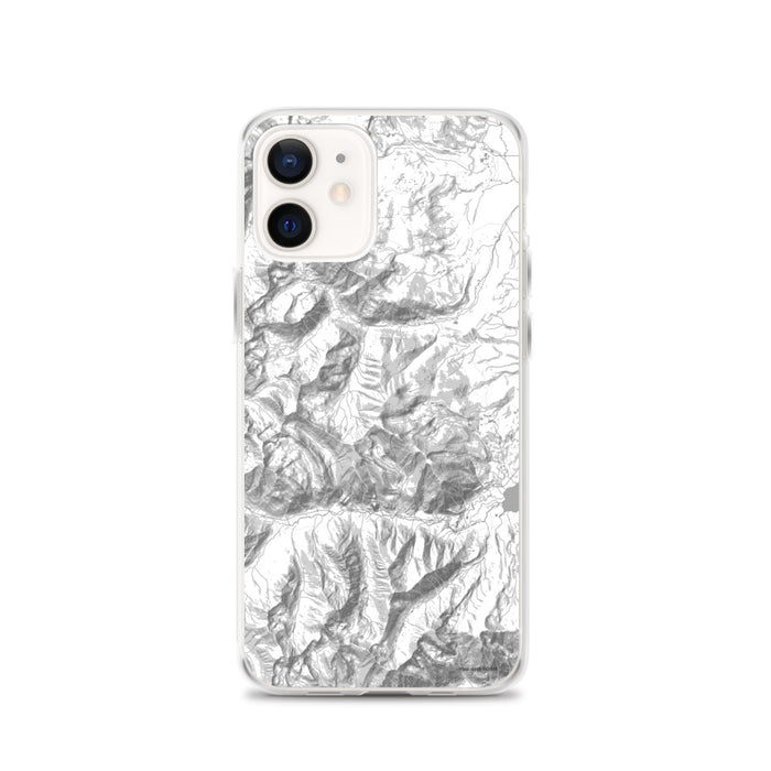Custom Mount Elbert Colorado Map iPhone 12 Phone Case in Classic