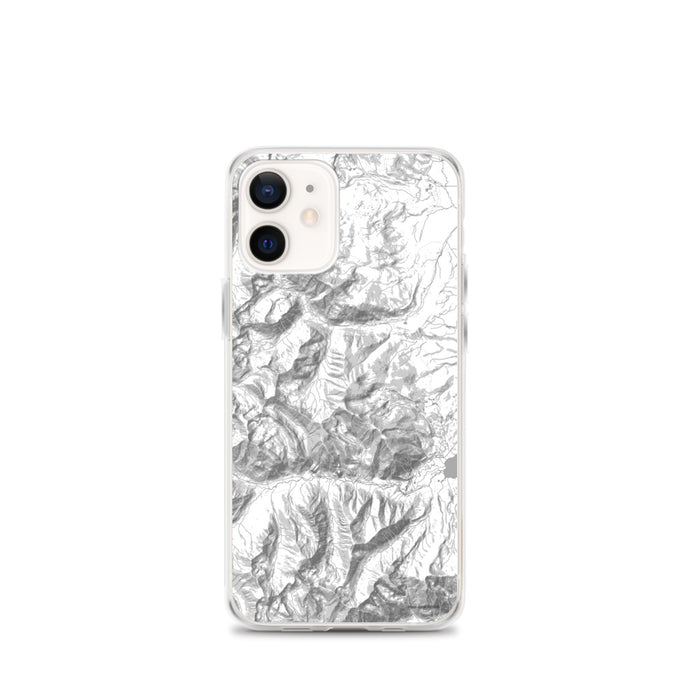 Custom Mount Elbert Colorado Map iPhone 12 mini Phone Case in Classic