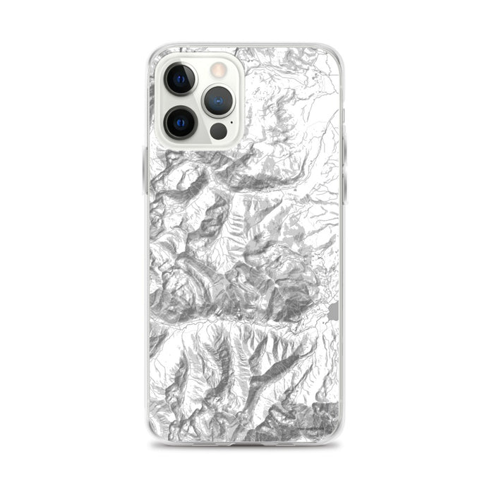 Custom Mount Elbert Colorado Map iPhone 12 Pro Max Phone Case in Classic
