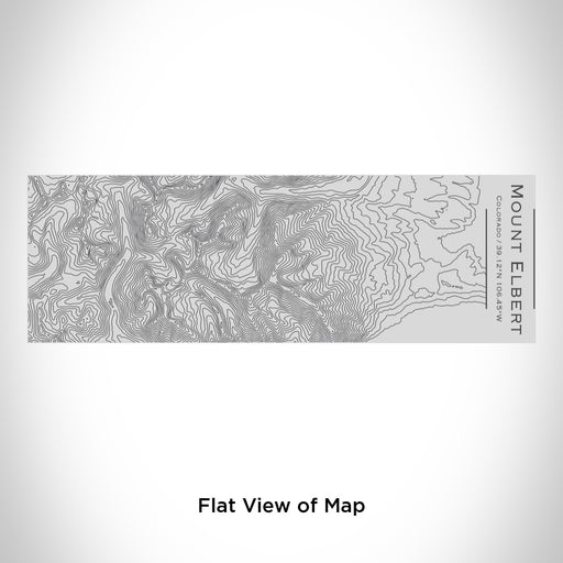 Rendered View of Mount Elbert Colorado Map Engraving on 10oz Stainless Steel Insulated Cup with Sipping Lid
